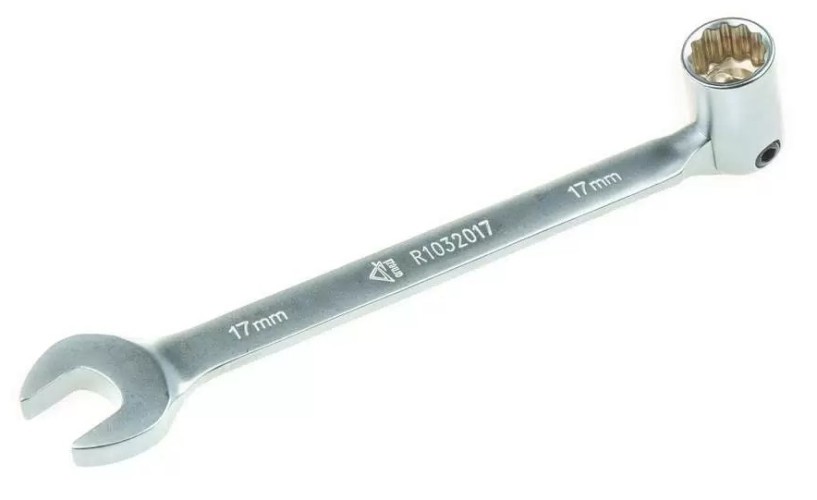 Ключ торцевой Г-образный ARNEZI R1032017 комбинированный 17 мм шарнирный