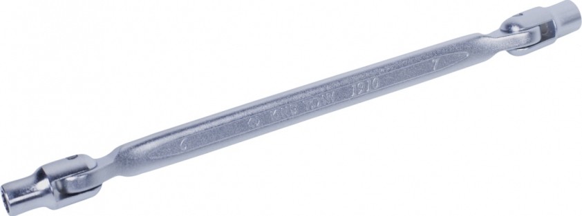 Ключ торцевой с шарниром KING TONY 19100607 6 х 7 мм, 180° - изображение 2