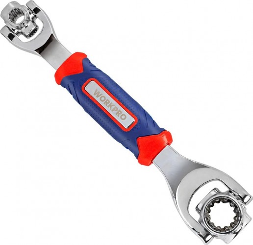 Ключ торцевой с шарниром WORKPRO WP272018 8-в-1