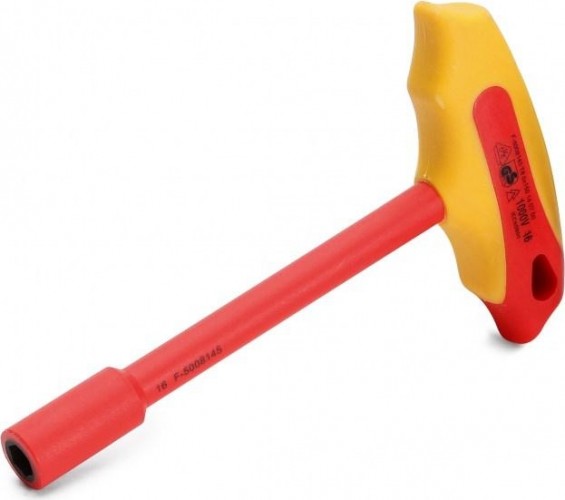 Ключ торцевой Т-образный диэлектрический КВТ 73230 1000 V, 13 мм