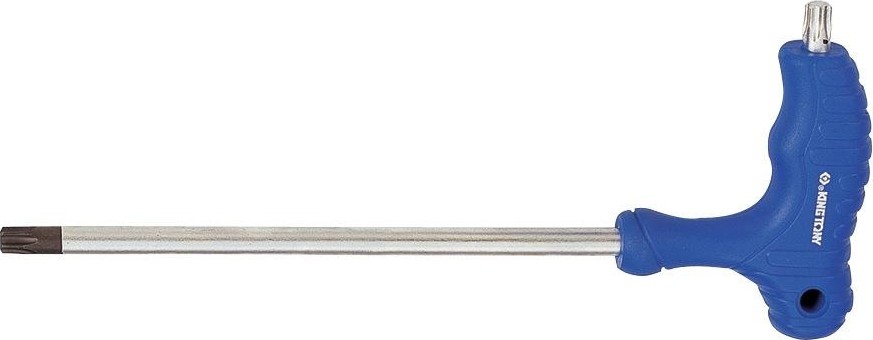 Ключ TORX KING TONY 116325R г-образный т25h, с отверстием - изображение 2