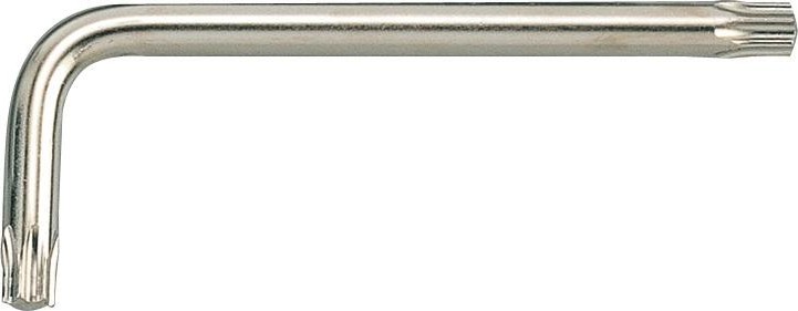 Ключ TORX KING TONY L-образный с отверстием TX 45 х 107,0 мм 114745R 114745R - изображение 2
