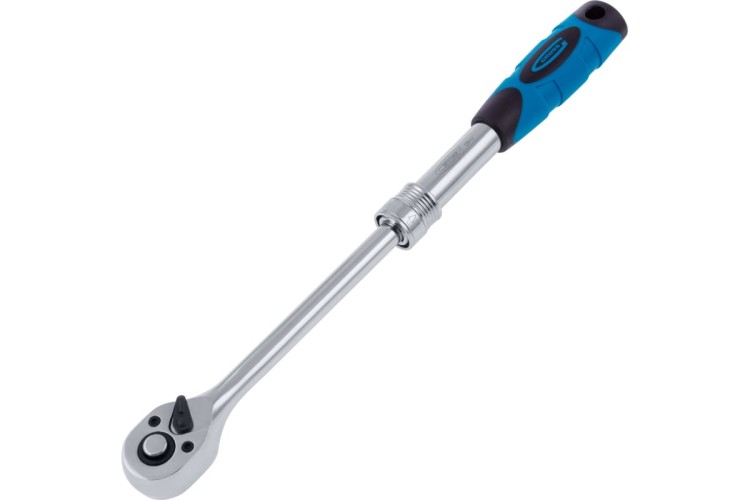 Ключ трещоточный GROSS 14072 телескопический 3/8", 215-315 мм