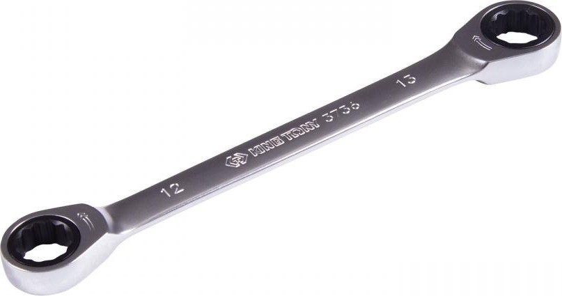 Ключ трещоточный накидной KING TONY 12х13 мм прямой 37361213M