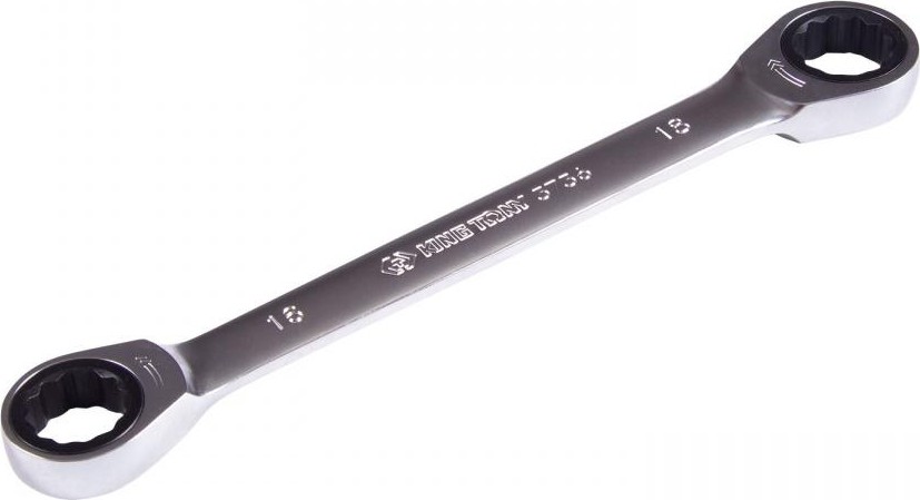 Ключ трещоточный накидной KING TONY 16х18 мм прямой 37361618M