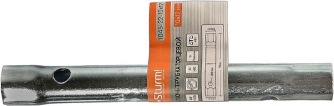 Ключ трубчатый торцевой Sturm 1045-22-10x12 10х12 мм, оцинкованный - изображение 2
