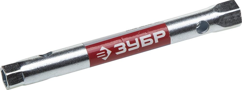 Ключ трубчатый ЗУБР МАСТЕР двухсторонний, прямой, 8х10мм 27162-08-10