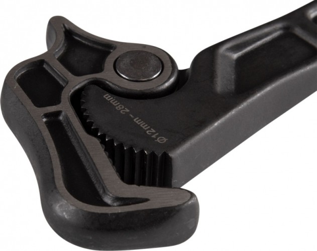 Ключ трубный KING TONY 3616S-08P быстрозажимной, 12-28 мм - изображение 2