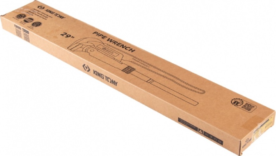 Ключ трубный KING TONY 6522-29 с прямыми губками №5 - изображение 3