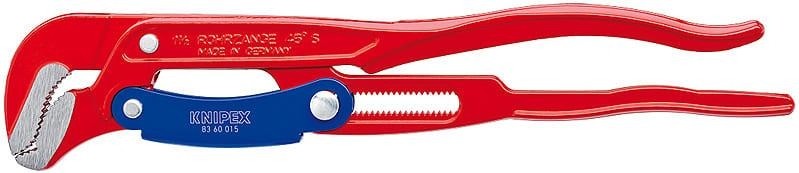 Ключ трубный KNIPEX 8360015 1 1/2", s-образные тонкие губки, с быстрой регулир KN-8360015