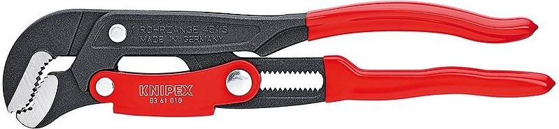 Ключ трубный KNIPEX 8361015 1 1/2", s-образные тонкие губки, с быстрой регулир KN-8361015