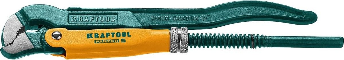 Ключ трубный KRAFTOOL PANZER-S №0, изогнутые губки 2733-05_z02