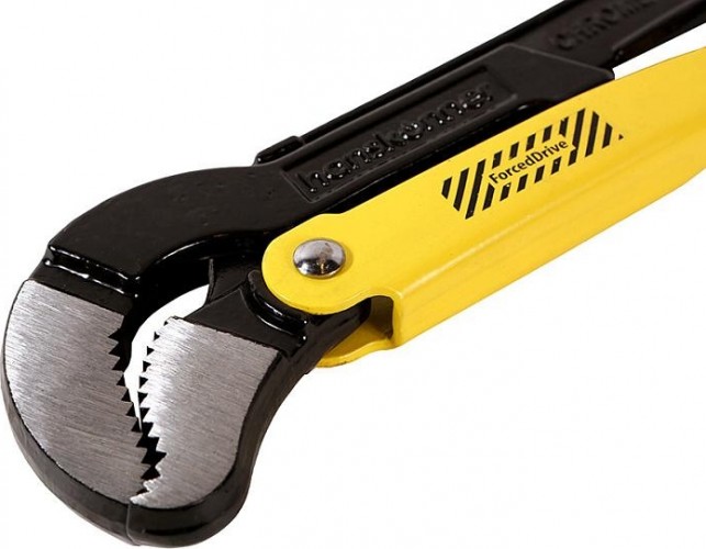 Ключ трубный рычажный HANSKONNER HK1045-04-P15 1,5", №2, 400мм, закаленные губки - изображение 3