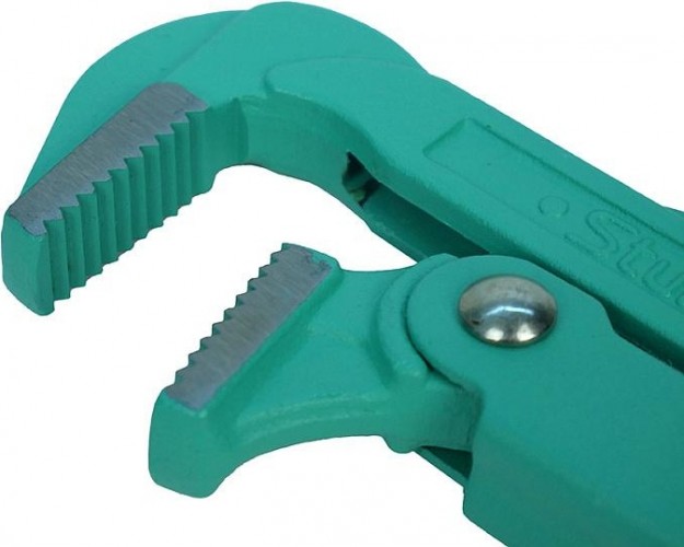 Ключ трубный рычажный Sturm 1045-01-15 цельнокован., губки закал. током - изображение 4
