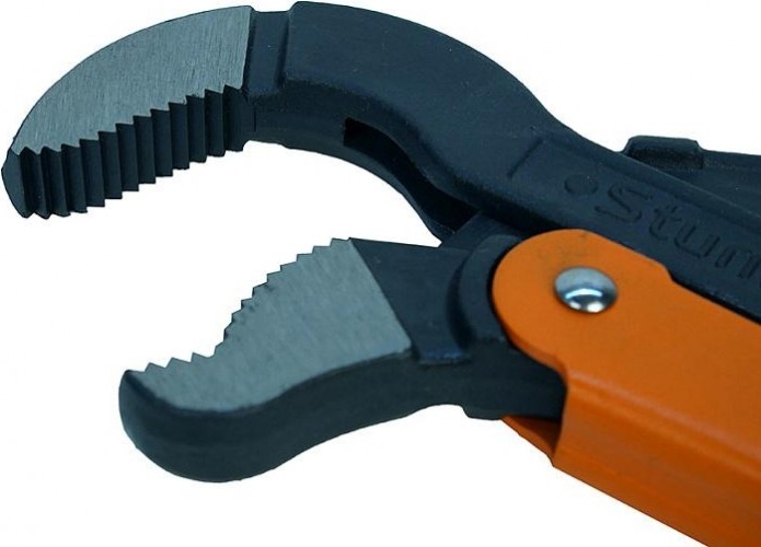 Ключ трубный рычажный Sturm 1045-04-P2 цельнокован., губки закал. током - изображение 4