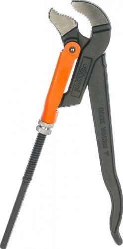 Ключ трубный рычажный Sturm 1045-04-P1 цельнокован., губки закал. током