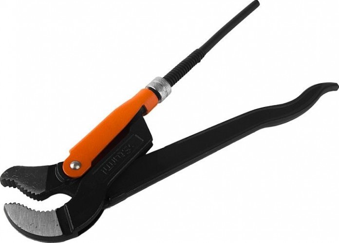 Ключ трубный рычажный Sturm 1045-04-P15 цельнокован., губки закал. током - изображение 2