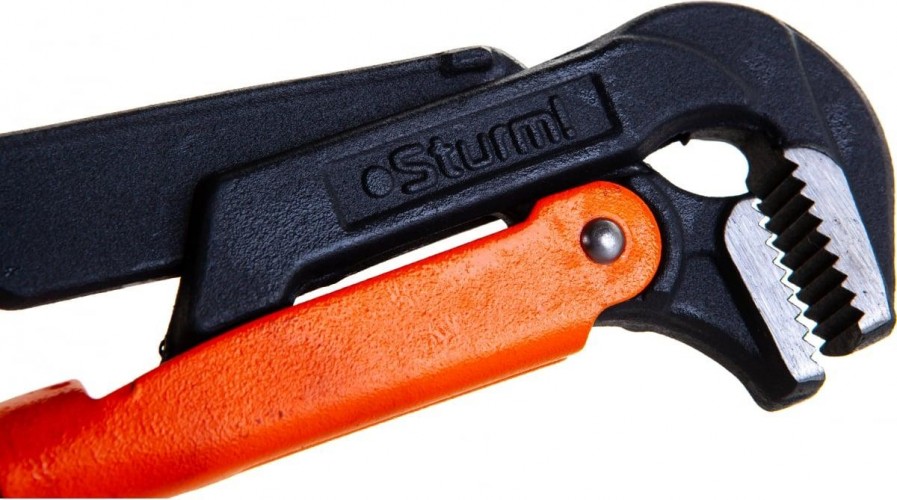 Ключ трубный рычажный Sturm 1045-03-P1 цельнокован., губки закал. током - изображение 4