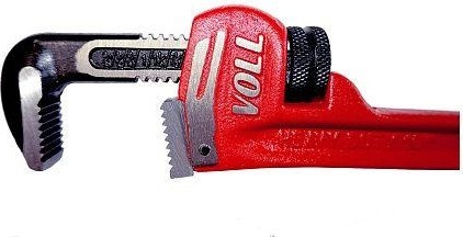 Ключ трубный VOLL 5.00010 Хэви Дьюти, 10", для труб ø 1.1/2" - изображение 2