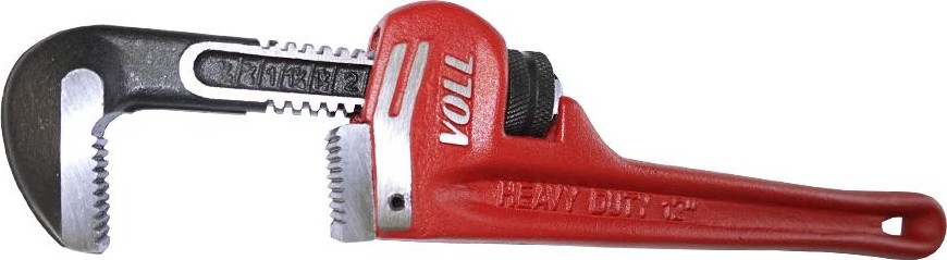 Ключ трубный VOLL 5.00012 Хэви Дьюти, 12", для труб ø 2" - изображение 2
