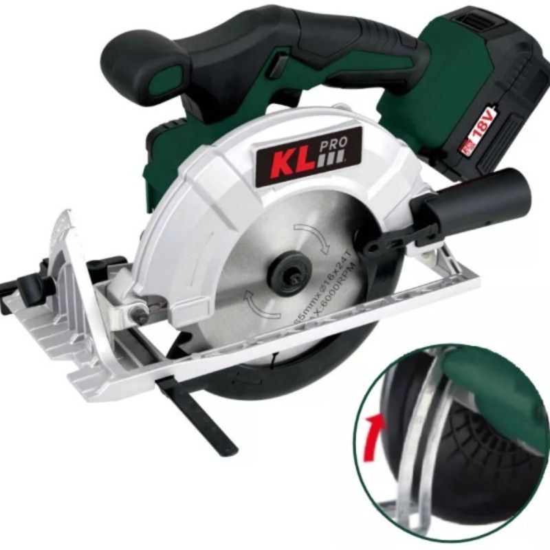 Пила циркулярная бесщеточная KLpro KLDAT18B-50 (18 В / 5,0 Ач) - изображение 4