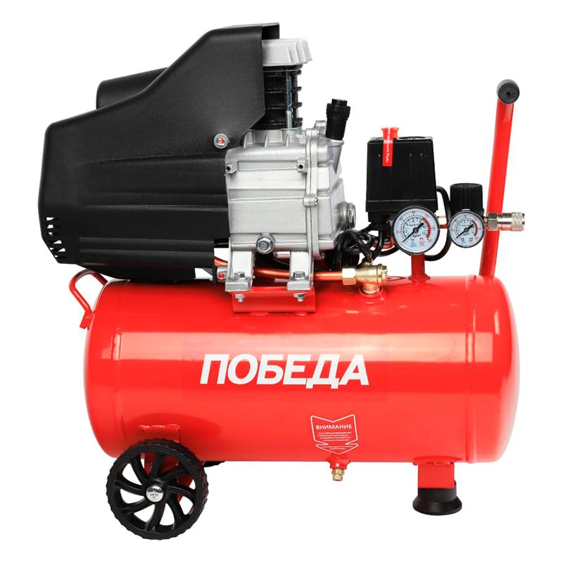 Компрессор поршневой масляный ПОБЕДА KM 24-230, 1500Вт, 230л*мин - изображение 2