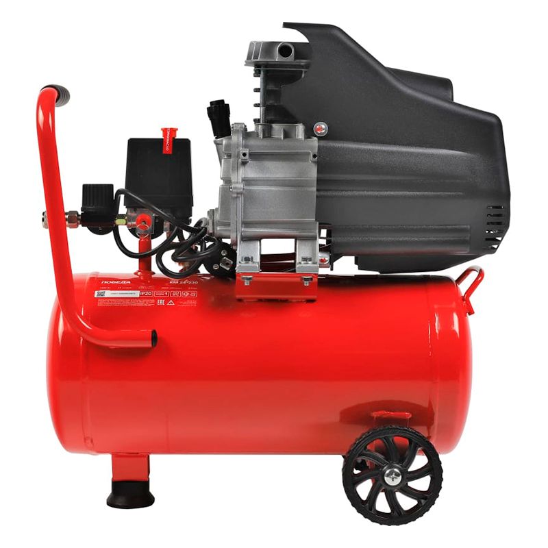 Компрессор поршневой масляный ПОБЕДА KM 24-230, 1500Вт, 230л*мин - изображение 3