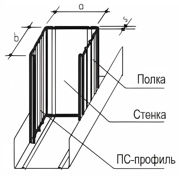 Профиль стоечный Knauf ПС-6 0.6 мм 100x50x3000 мм - изображение 6