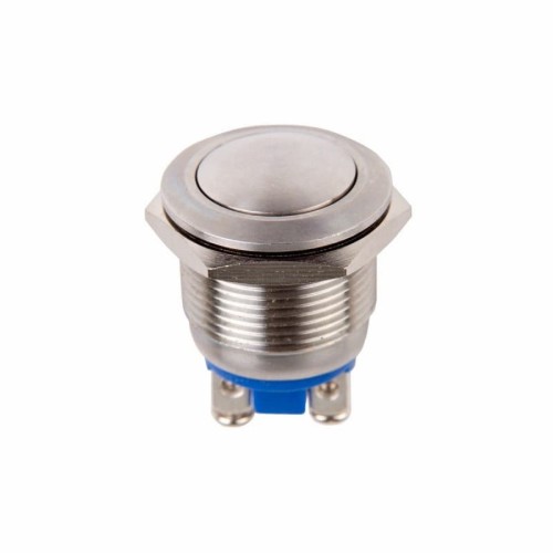 Кнопка антивандальная REXANT 06-0357-B Ø19 Б/Фикс (2с винт) OFF-(ON