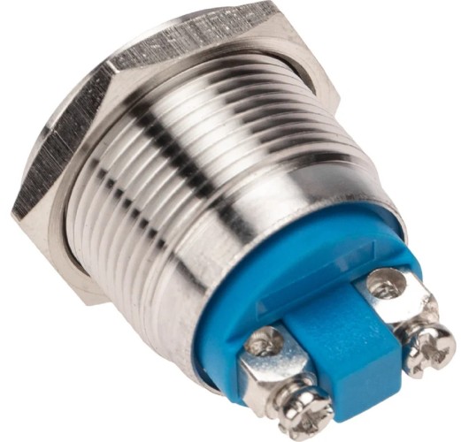 Кнопка антивандальная REXANT 36-3410 (уп. 10 штук ) Ø19 Б/Фикс (2с винт) OFF-ON сфера PBS-28В, A19-А2 36-3410 - изображение 3