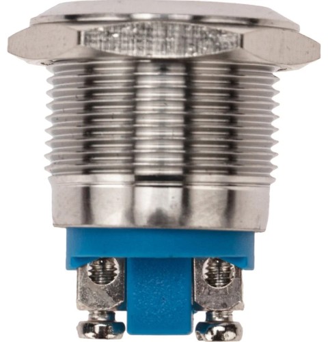 Кнопка антивандальная REXANT 36-3411 (уп. 10 штук ) Ø19 Б/Фикс (2с винт) OFF-ON плоская PBS-28В-2 36-3411 - изображение 2