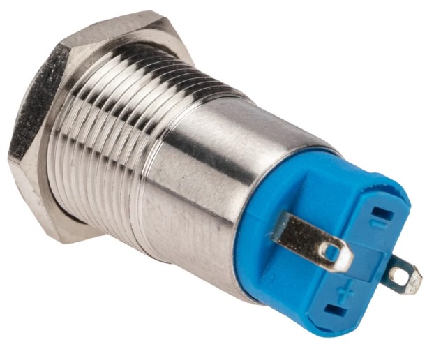 Кнопка антивандальная REXANT 36-3151 (уп. 10 штук ) Ø12 Б/Фикс (2с) OFF-(ON) выпуклая (A12-B2) 36-3151 - изображение 3