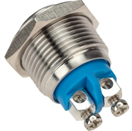 Кнопка антивандальная REXANT 36-3231 (уп. 10 штук ) Ø16 Б/Фикс (2с винт) OFF-(ON) выпуклая (A16-A3) 36-3231 - изображение 2