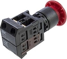 Кнопка IEK AE-22 "Грибок" d=22мм 1з+1р 240В с фиксацией красная BBG10-AE-K04 - изображение 4