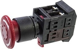 Кнопка IEK AE-22 "Грибок" d=22мм 1з+1р 240В с фиксацией красная BBG10-AE-K04 - изображение 3