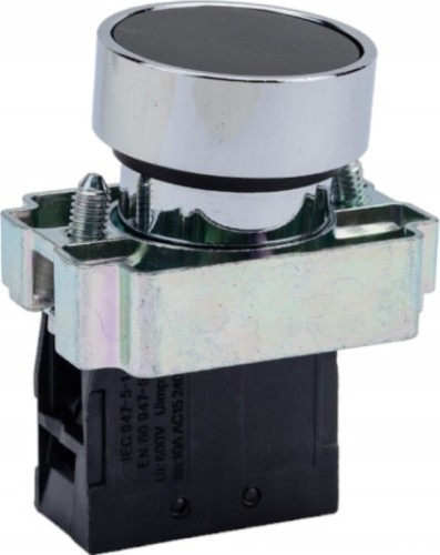 Кнопка IEK LAY5-BA21 без подсветки черная 1з BBT60-BA-K02 - изображение 2