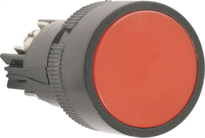 Кнопка IEK SB-7 "Стоп" 1з+1р d=22мм/240В красная BBT40-SB7-K04
