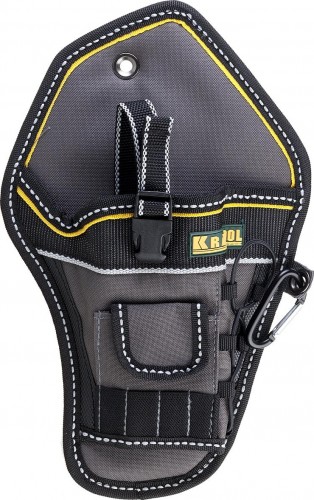 Кобура KRAFTOOL INDUSTRIE для шуруповерта, с отделениями для бит и сверл 38744