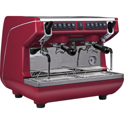Кофемашина рожковая автомат Nuova Simonelli Appia Life Compact 2Gr V 220V red+economizer+high groups