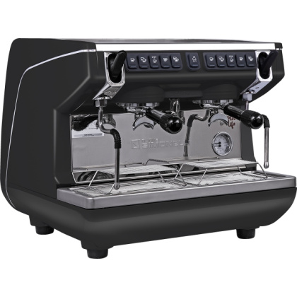 Кофемашина рожковая автомат Nuova Simonelli Appia Life Compact 2Gr V 220V black+economizer+high groups