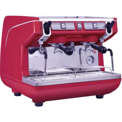 Кофемашина рожковая полуавтомат Nuova Simonelli Appia Life Compact 2Gr S 220V red+economizer+high groups