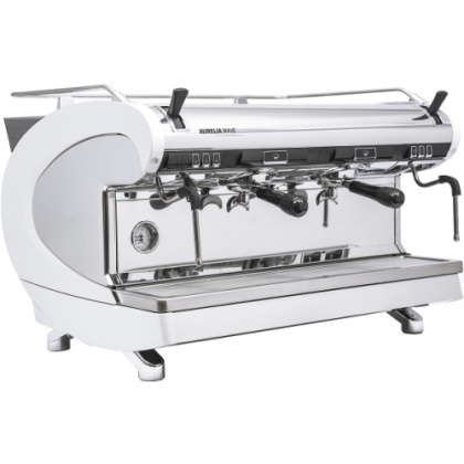 Кофемашина рожковая полуавтомат Nuova Simonelli Aurelia Wave 2Gr S 220V pearl white+high groups+LED