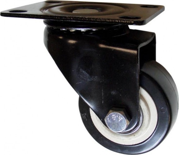 Колесная опора аппаратная LONGWAY SCpv 30 поворотная, полиуретан, D-65 мм ЦБ-00000042