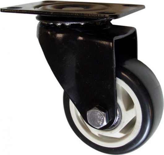 Колесная опора аппаратная LONGWAY SCpv 35 поворотная, полиуретан, D-75 мм ЦБ-00000043