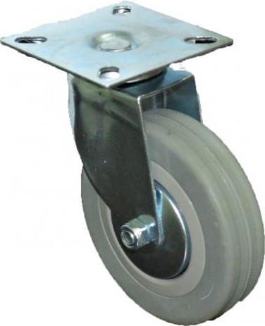 Колесная опора аппаратная MFK-TORG SCG55 серая мягкая резина поворотное 5053125М