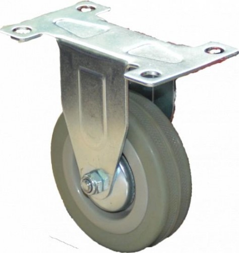 Колесная опора аппаратная MFK-TORG FCG55 серая мягкая резина неповоротное 5052125М