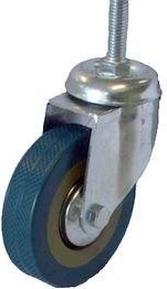 Колесная опора аппаратная MFK-TORG SCTG55 М12 серая резина болт. крепление 125мм 3062125