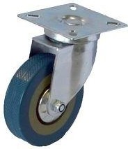 Колесная опора аппаратная MFK-TORG SCG93 серая резина поворотное 75мм 8053075М