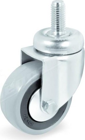 Колесная опора аппаратная TELLURE ROTA 376 103 поворотная, диаметр 80мм, грузоподъемность 55 кг 376103