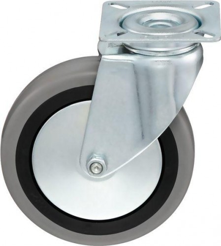 Колесная опора аппаратная TELLURE ROTA 374 104 поворотная, диаметр 100мм, грузоподъемность 55кг  374104 - изображение 2